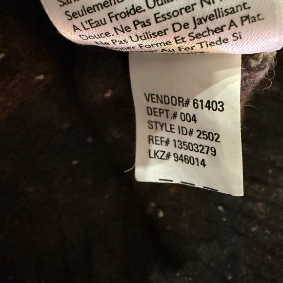 Eddie Bauer Nordic Fair Isle Green Lamb's Wool Camel Hair Sweater Size L Tall - Picture 7 of 9